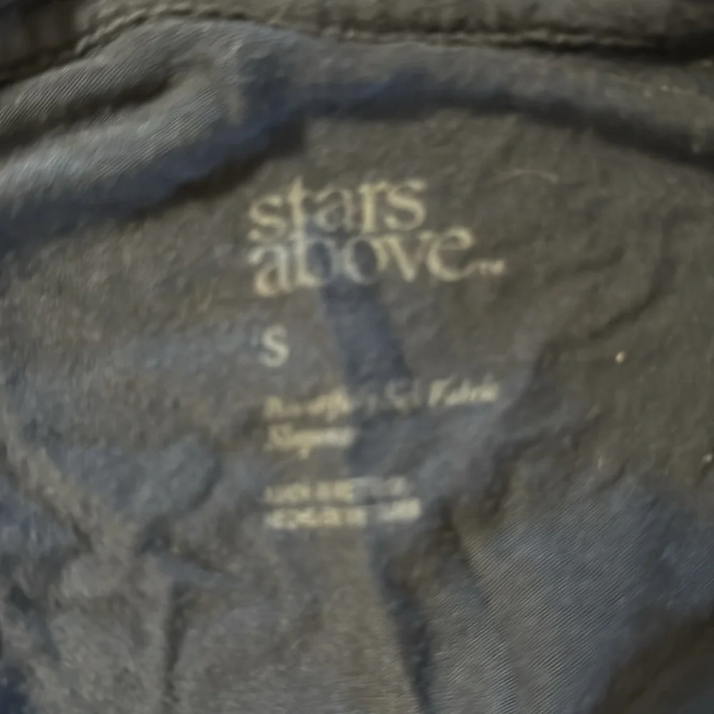 Stars above Navy blue matching pajama set - Picture 2 of 2
